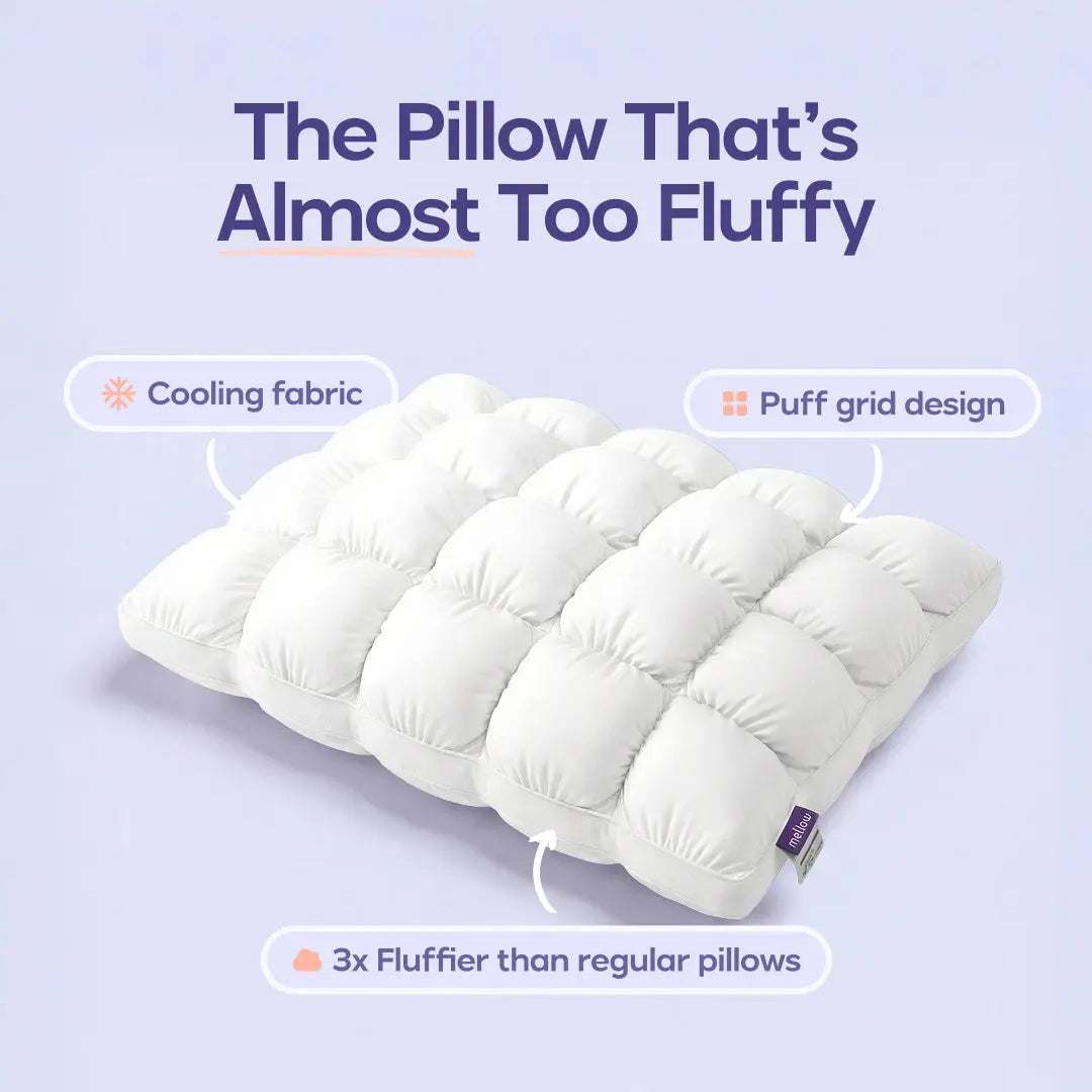 ☁️ Mellow Puff Pillow – Cloud-Like Comfort for Better Sleep