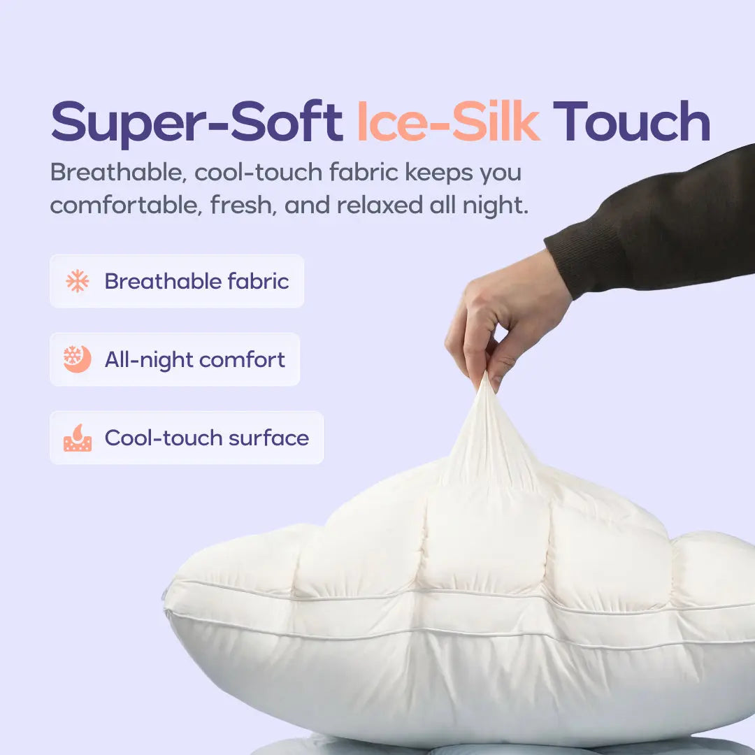 ☁️ Mellow Puff Pillow – Cloud-Like Comfort for Better Sleep